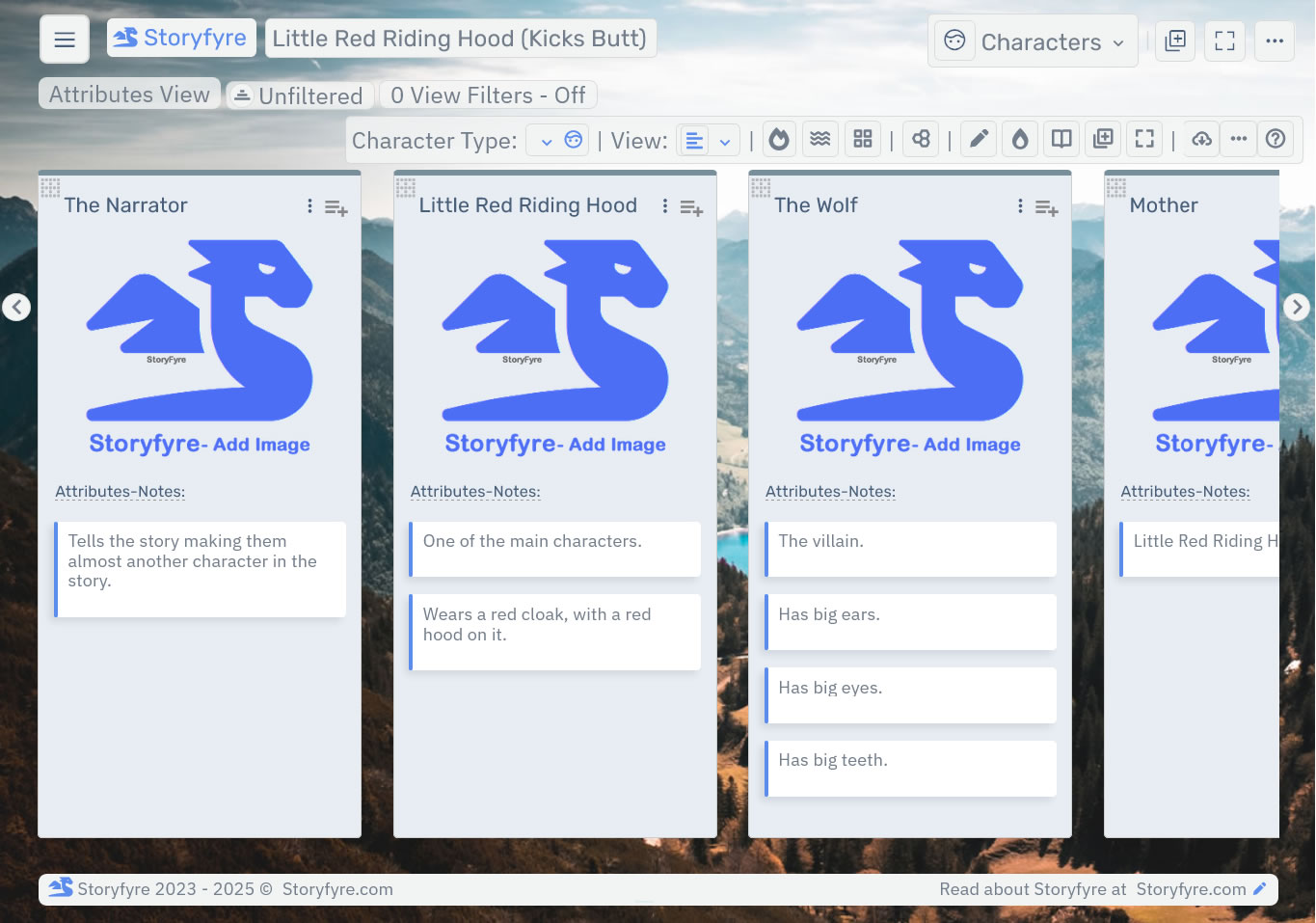 Storyfyre Premium Characters