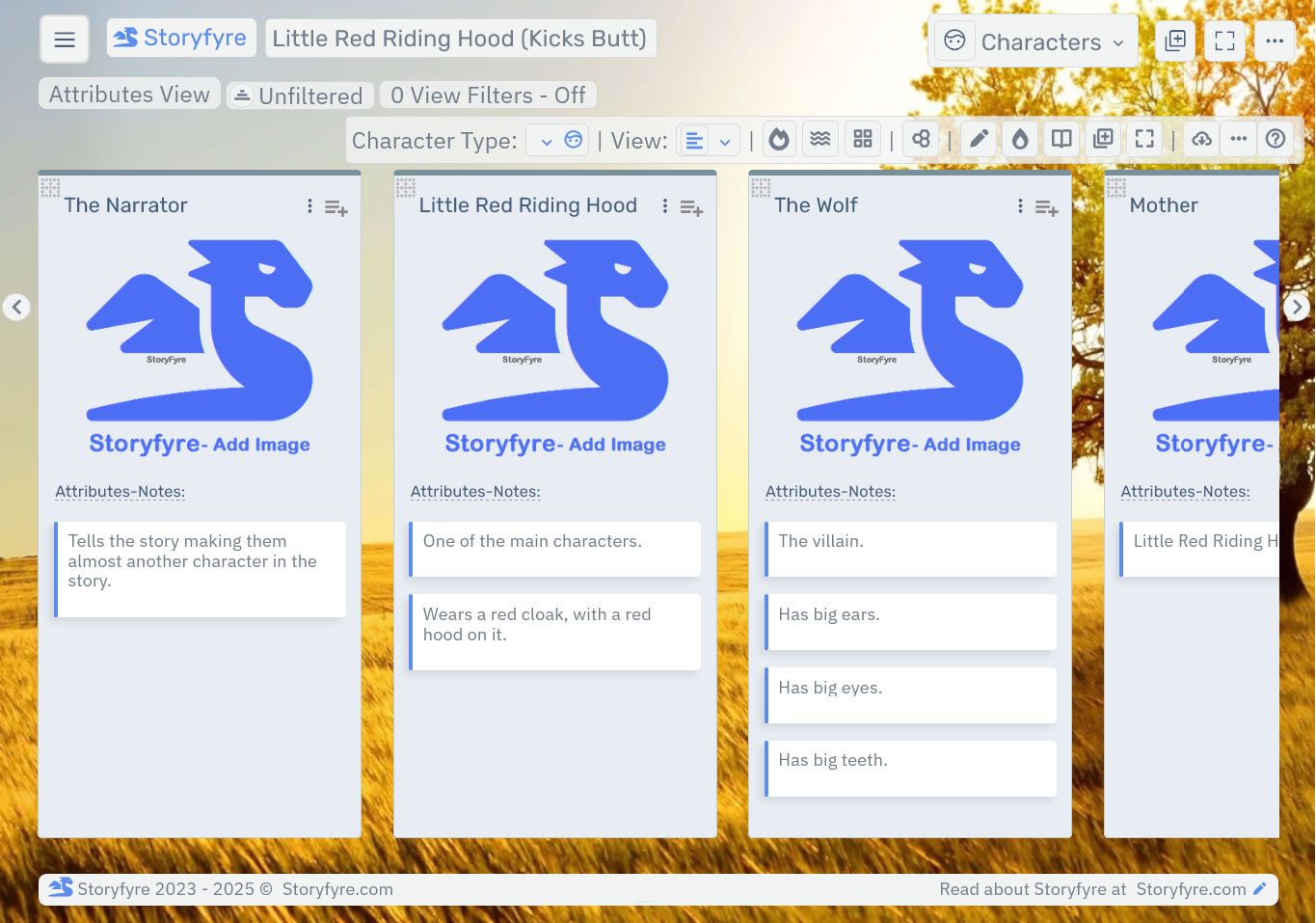 Storyfyre Premium Characters