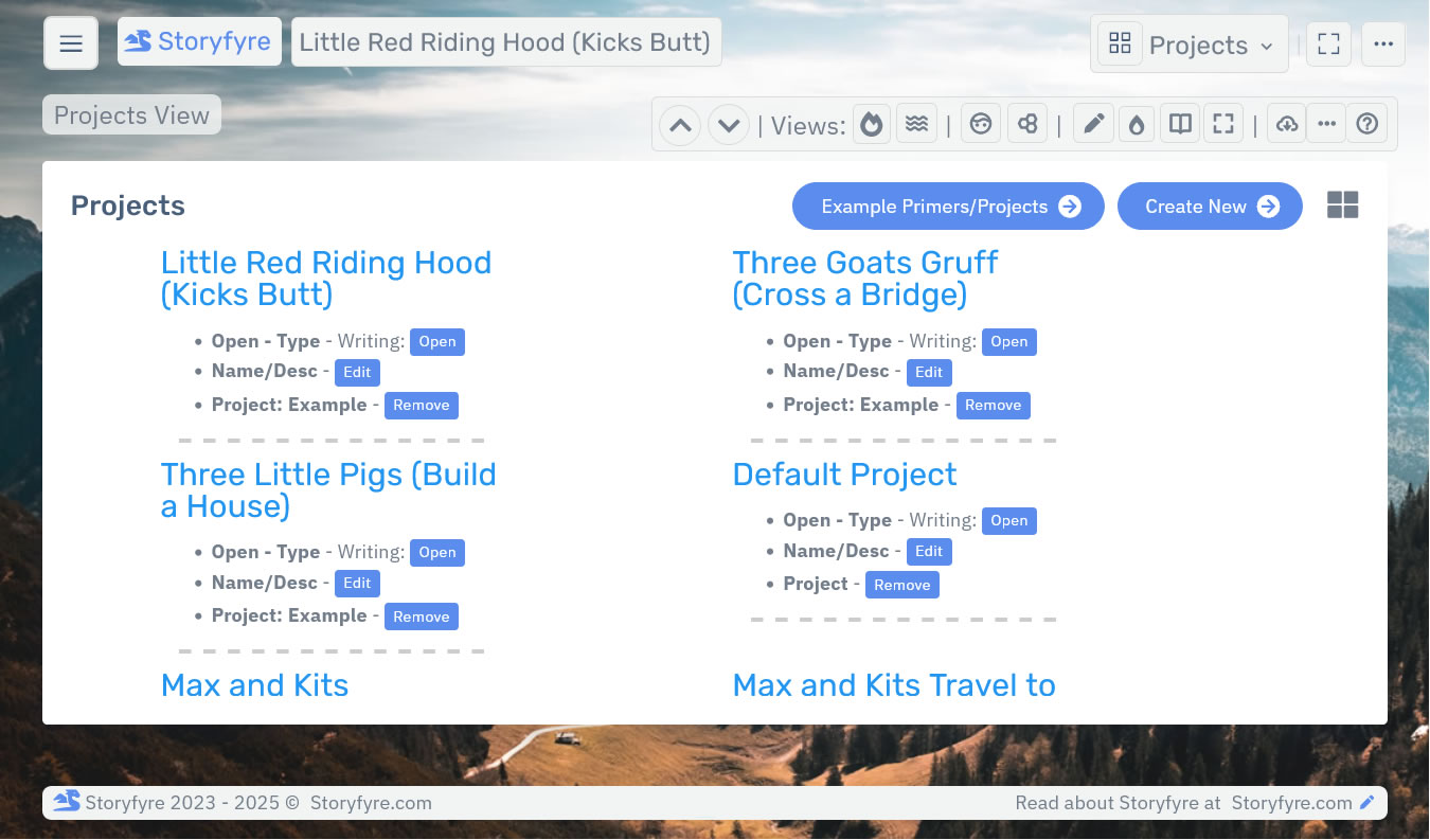 Storyfyre Premium Projects